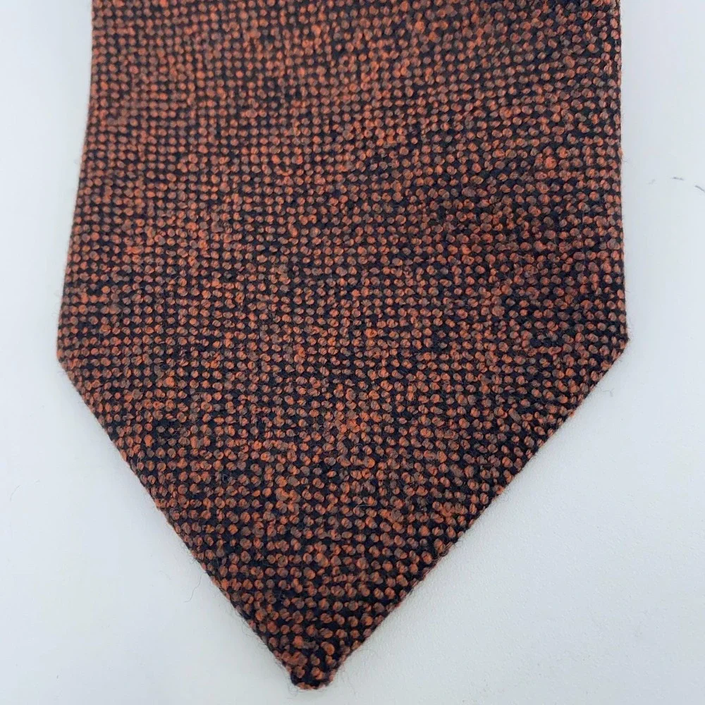 Eton Tie Mens One Size Multi Patterned Wool Classic Fit Professional Necktie NWT